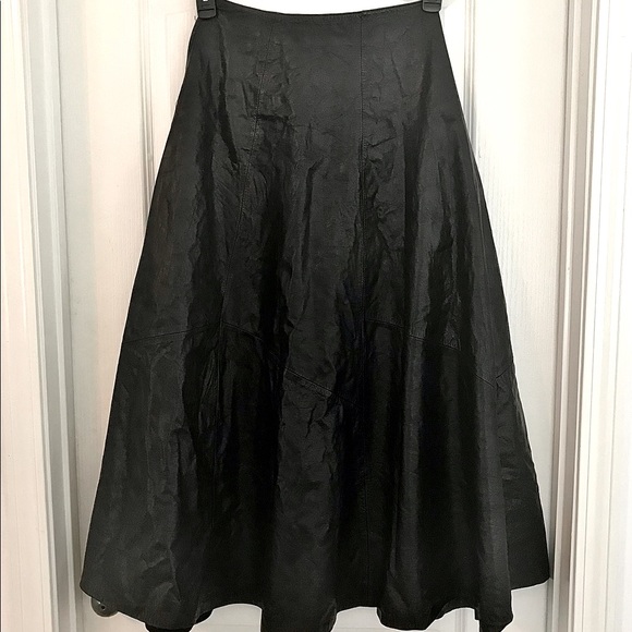 ‼️SOLD‼️ GENUINE LEATHER MAXI SKIRT! - Picture 1 of 4